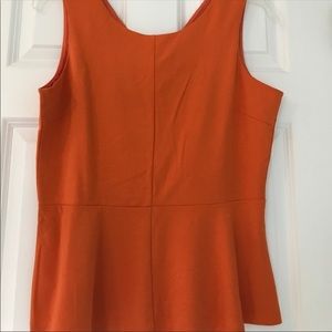 Beautiful orange peplum top